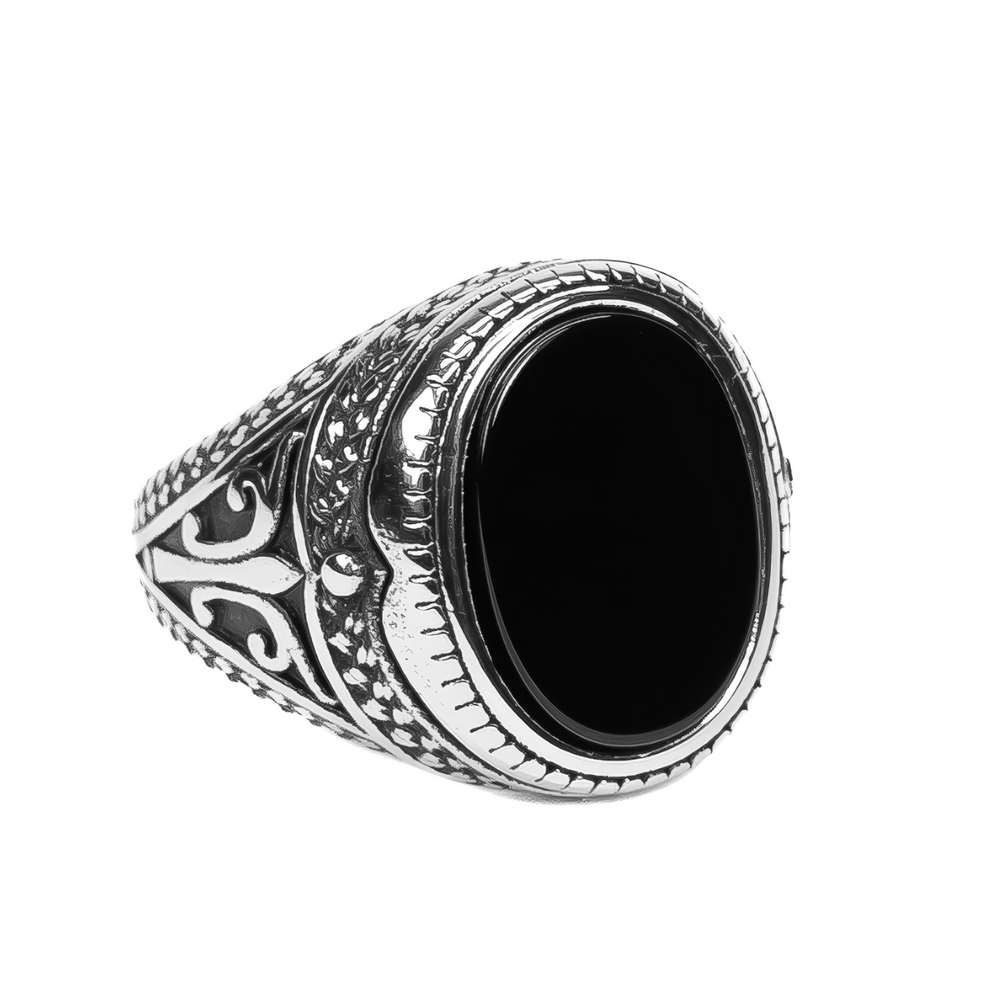 Anillo Piedra Negra